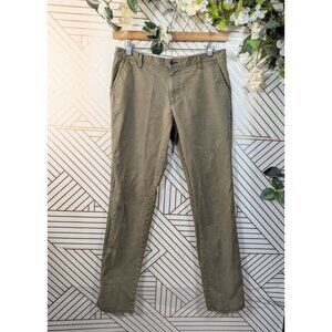 Apolis Global Citizen Men's Standard Issue Utility Chinos Olive Size 34 READ